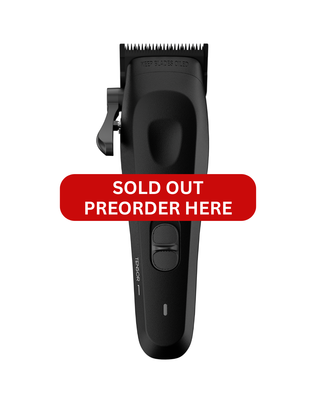 TENSOR 1 Black AI-Powered Professional Barber Hair Clipper