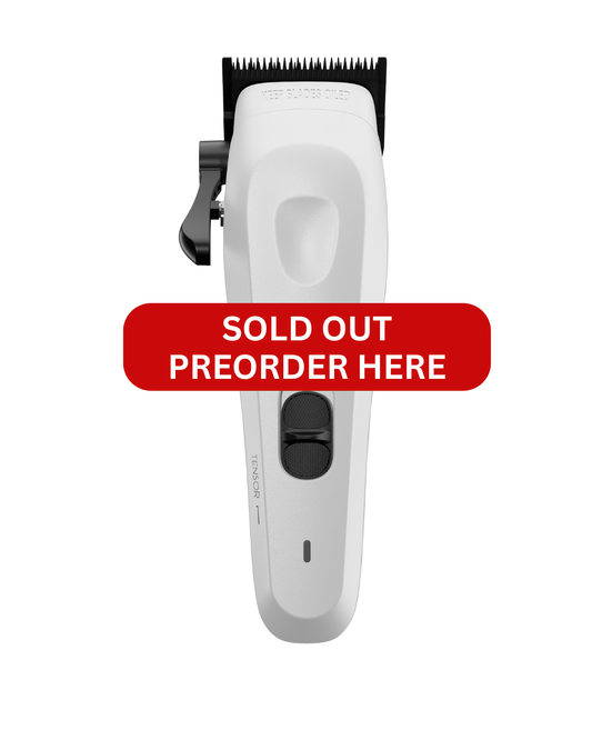 TENSOR 1 White AI-Powered Professional Barber Hair Clipper