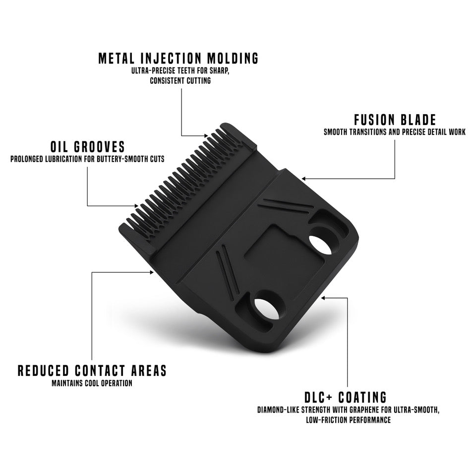 lack Zirconia DLC+ replacement blade for Tensor 1 clipper