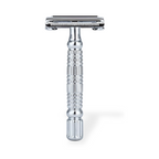 Stainless Steel Butterfly Razor – Classic safety razor handle with premium grip